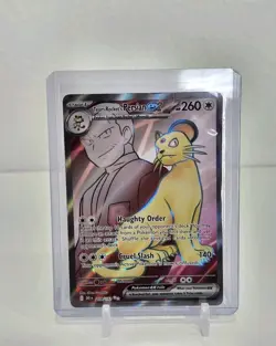 Pokemon TCG Team Rockets Persian EX Full Art 219/182 Destined Rivals NM - Image 3