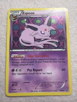 2013 Pokemon TCG Espeon BW92 Black & White Black Star Promo - Image 1