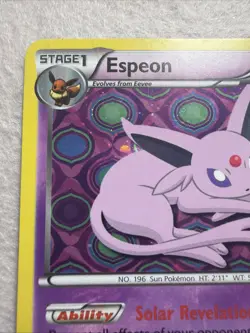 2013 Pokemon TCG Espeon BW92 Black & White Black Star Promo - Image 2