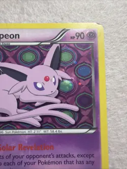 2013 Pokemon TCG Espeon BW92 Black & White Black Star Promo - Image 3
