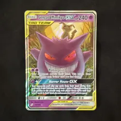 The Pokemon Company Gengar & Mimikyu GX 53/181 SM Team Up Ultra Rare Holo - Image 1