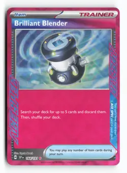 Brilliant Blender 164/191 SV08: Surging Sparks Holo ACE SPEC Rare Pokemon TCG NM - Image 1