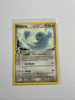 Pokemon TCG Dewgong (Delta Species) EX Dragon Frontiers 15/101 Regular Rare - Image 1