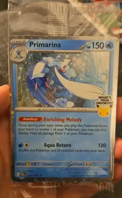 Pokemon Primarina 020 Pitch Black Boxlunch Cosmos Promo Barnes & Noble SEALED - Image 2