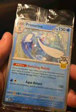Pokemon Primarina 020 Pitch Black Boxlunch Cosmos Promo Barnes & Noble SEALED - Image 4