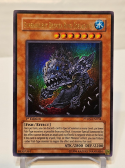 Superancient Deepsea King Coelacanth PTDN-EN034 Ultra Rare 1st Ed Yugioh 2100 - Image 1