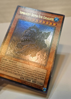 Superancient Deepsea King Coelacanth PTDN-EN034 Ultra Rare 1st Ed Yugioh 2100 - Image 3