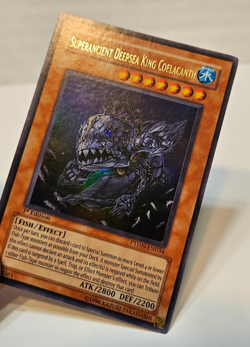 Superancient Deepsea King Coelacanth PTDN-EN034 Ultra Rare 1st Ed Yugioh 2100 - Image 4