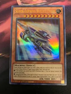 Super Express Bullet Train - LDS2-EN121 Gold - 1st Ed Yugioh - NM - Image 1