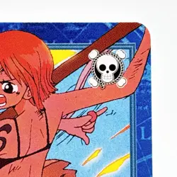 One Piece card Nami Bibi Straw Hat Crew Anime Japan TCG Bandai F/S 2001 - Image 4
