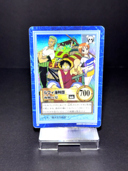One Piece Carddass Hyper Battle Luffy S01 Pirates' Pirate Feast 1999 - Image 1
