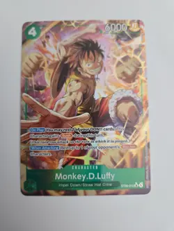 Monkey.D.Luffy ST30-012 Alt Full Art Starter Deck EX: Luffy & Ace ST-30 RARE HTF - Image 1