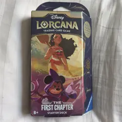 Disney Lorcana First Chapter Starter Deck Set x 3 - Moana Simba Aladdin - Sealed - Image 2