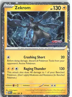 Zekrom (Cosmos Holo) 066/182 Rare Miscellaneous Cards & Products Pokemon NM - Image 1