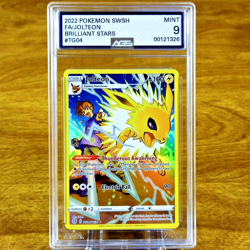 Pokemon SWSH Brilliant Stars Jolteon TG04/TG30 AGS Mint 9 FA Full Holo Rare 2022 - Image 1