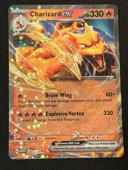 Charizard ex 006/165 Double Rare Scarlet & Violet 151 Pokemon Card Mint - Image 1