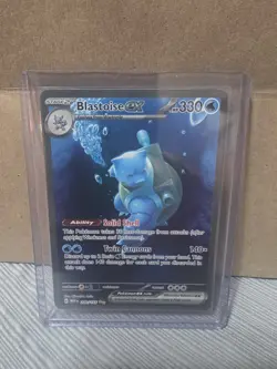 Pokemon Blastoise ex 200/165 SV151 Special Illustration Rare Holo 330 HP Card - Image 1