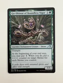 Go-Shintai of Boundless Vigor MTG Magic the Gathering Card NM Near Mint NEO - Image 1
