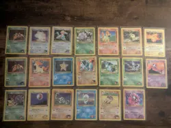 Lot Of 20 Vintage Gym Challenge Pokemon Cards Lot 62 - Image 1