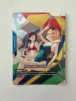 Moment of Rest U+ GD04-102 Phantom Aria - Gundam Card Game - Image 1