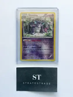 Pokemon Nidoking 45/114 XY Steam Siege Reverse Holo Rare Single TCG Card LP - Image 1