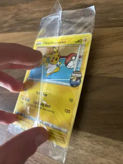 Sealed Pokemon Pikachu on the Ball Futsal, TCG Promo Card 001/005 Sealed Promo - Image 3