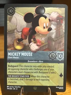 Mickey Mouse - Giant Mouse 199/204 Reign of Jafar Cold Foil - Image 1