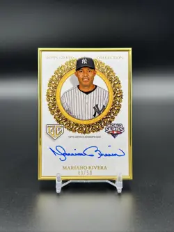 🔥👀2025 Topps Gilded Collection - Mariano Rivera Gold Framed- Yankees /50 👀🔥 - Image 1