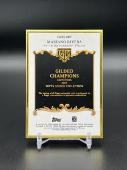 🔥👀2025 Topps Gilded Collection - Mariano Rivera Gold Framed- Yankees /50 👀🔥 - Image 2
