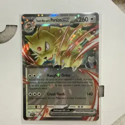 Team Rocket's Persian ex 218 SV: Scarlet & Violet Promo - Pokemon Card - NM - Image 1