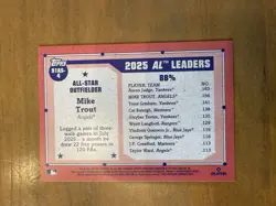 Topps 2026 Series Two Mike Trout Angels 1991 All-Star #91AS-4 All Star Game Foil - Image 2
