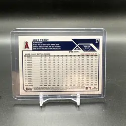 2023 Topps Series 1 - Mike Trout #27 Gold /2023 Los Angeles Angels - Image 2