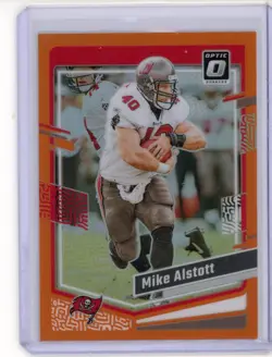 2023 Panini Donruss Optic Orange Prizm /249 Mike Alstott #185 - Image 1