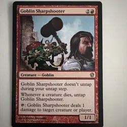 MTG Goblin Sharpshooter Commander 2013 Magic the Gathering LP - Image 1
