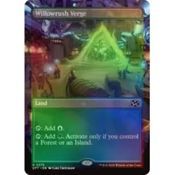 Foil Willowrush Verge (borderless) M/NM Magic: The Gathering MTG Aetherdrift - Image 1