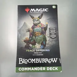 MTG Bloomburrow Peace Offering Commander Deck Group Hug 100ct - Image 1