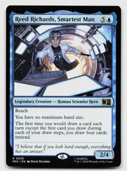 Reed Richards, Smartest Man 636 Commander: Marvel Super Heroes MTG NM - Image 1