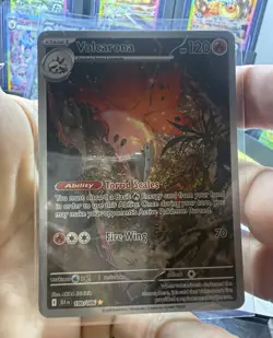 Volcarona Illustration Rare Full Art Holo 100/086 SV Black Bolt EN - Image 1