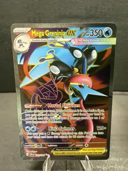 Mega Greninja ex 100/086 Me04: Chaos Rising Holo Ultra Rare Pokemon Pack Fresh - Image 1