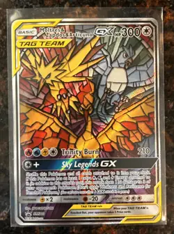 Pokemon Moltres & Zapdos & Articuno GX SM210 Promo Holo TAG TEAM - Image 1