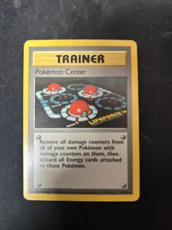 Pokemon TCG Pokemon Center Base Set 85/102 Regular Unlimited D4 - Image 1