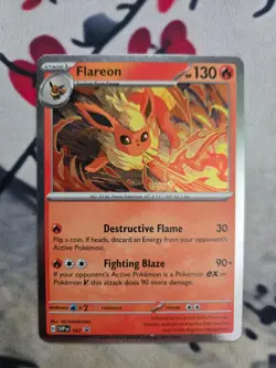 Flareon (Cosmos Holo) 167 Promo Scarlet & Violet Promo Pokemon Near Mint - Image 1