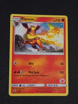 Flareon (#44 Charizard Stamped) SM186 Promo Battle Academy Pokemon Near Mint - Image 1