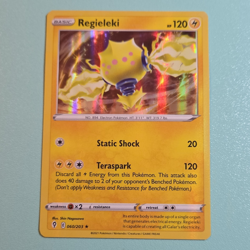 Regieleki Pokemon Card SWSH07 Evolving Skies 060/203 Holo Rare Eng 120HP - Image 1