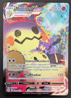 Mimikyu VMAX TG17/TG30 Brilliant Stars Trainer Gallery Alt Art Pokemon - Image 1