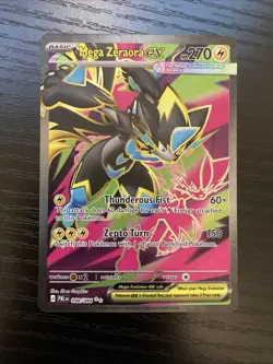 Mega Zeraora ex 098/084 Pitch Black Holo Ultra Rare Pokemon English NM - Image 1