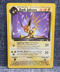 Dark Jolteon 38/82 Team Rocket Pokemon Unlimited - NM - Image 1