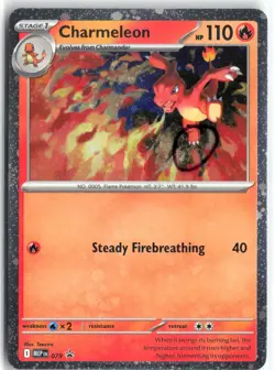 Charmeleon (Cosmos Holo) 079 Mega Evolution Promo Pokemon Near Mint - SWIRL💫✨ - Image 1