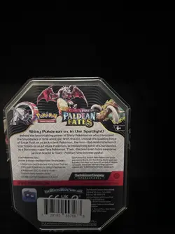 Pokemon Scarlet & Violet Paldean Fates Charizard EX Tin Factory Sealed - Image 2