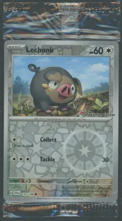 Lechonk Pokemon Scarlet & Violet Pokemon Center Promo #155 Sealed - Image 1